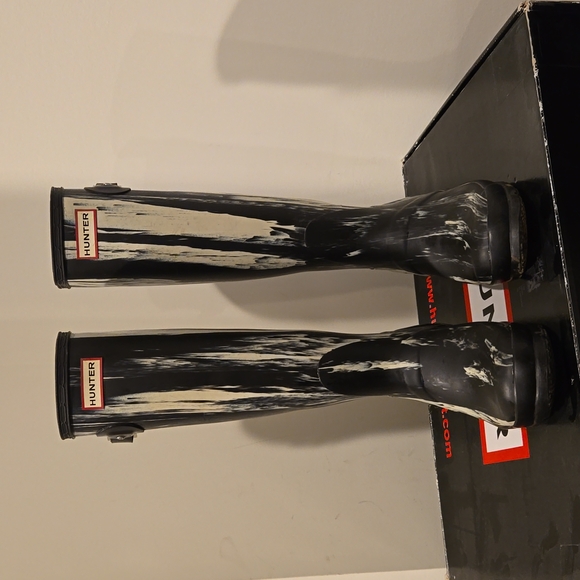 HUNTER ORIGINAL LIMITED EDITION 'NIGHTFALL' WELLINGTON RAINBOOTS RAIN BOOTS BOX - Picture 12 of 16